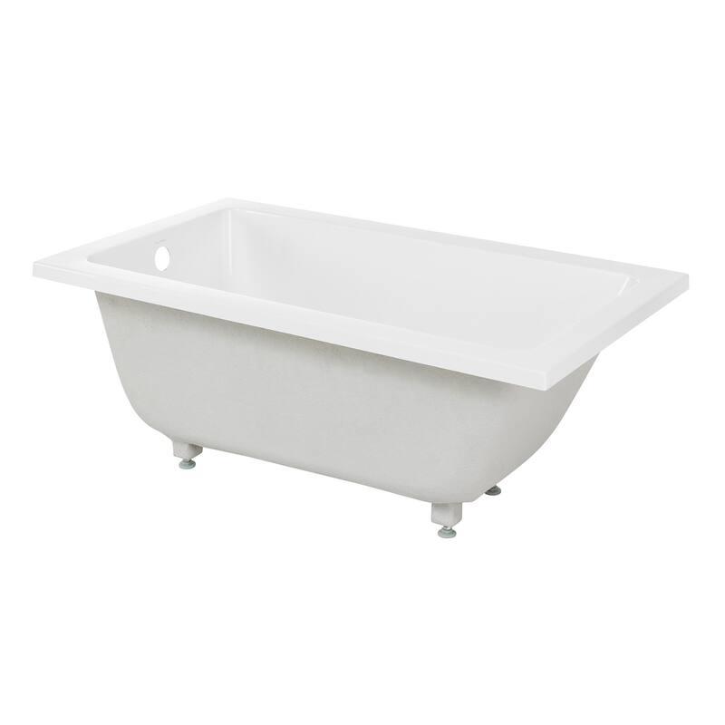 Swiss Madison SM-DB571 Voltaire 48" Drop In Acrylic Soaking Tub with - White