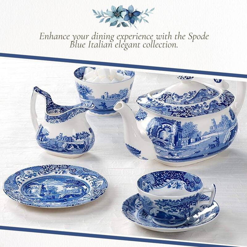 Spode Blue Italian Collection Round Plate