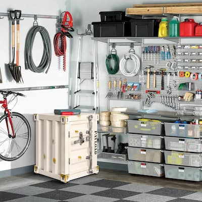 Metal Storage Cabinet with Lock for Home Office Garage and Utility Room Hallway
