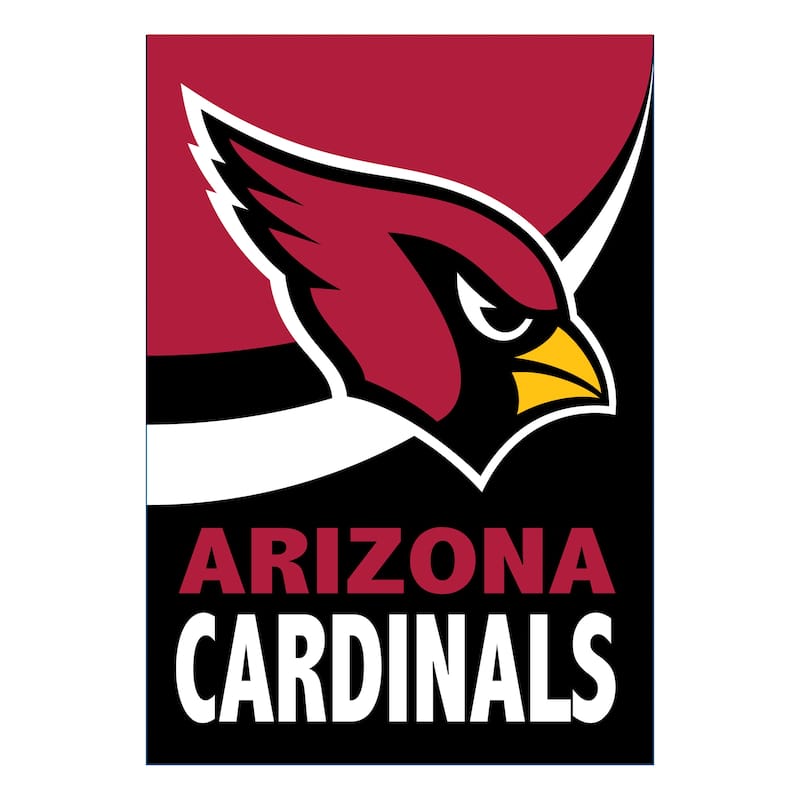 Arizona Cardinals Burlap Flag House Size