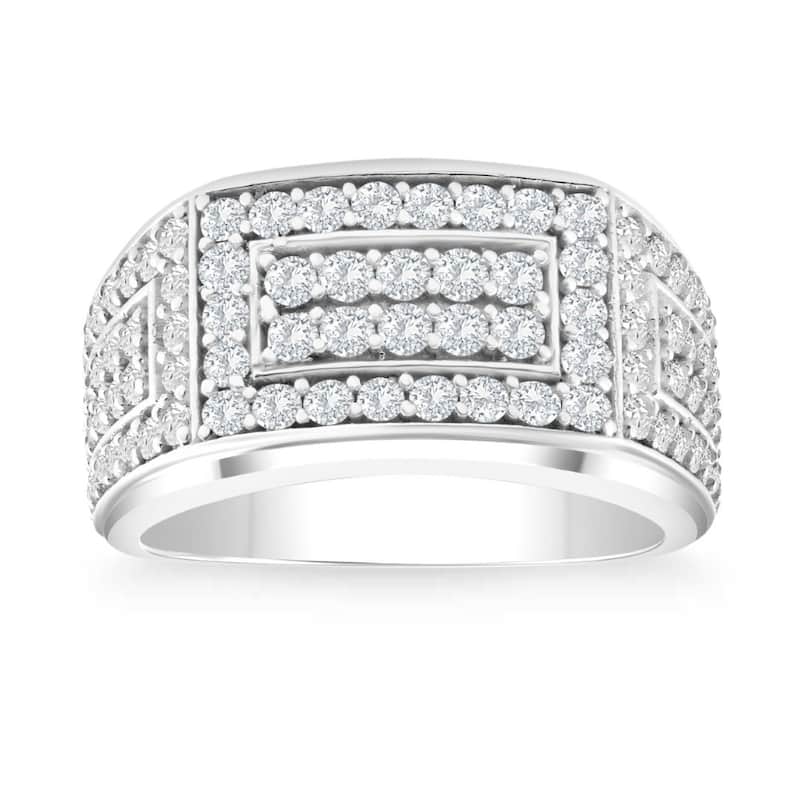 Bliss Diamond 2Ct Men's Diamond Ring in Gold Lab Grown