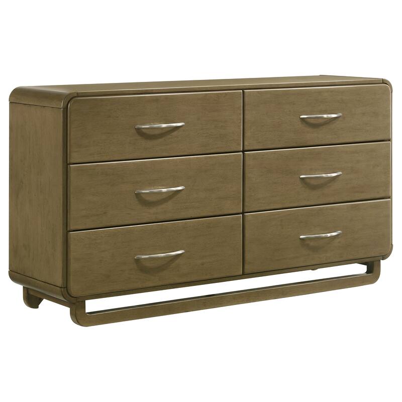 Tully Nutmeg 6-drawers Dresser