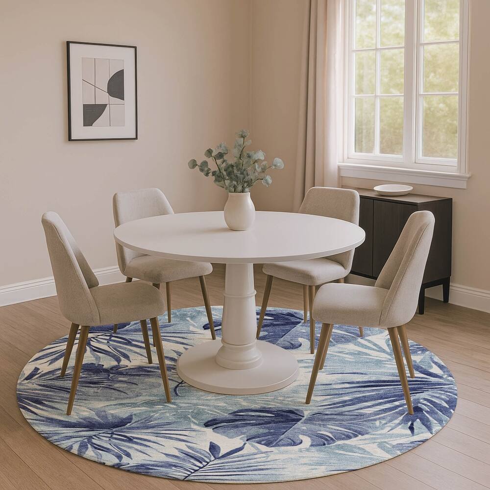 Premium Washable Super Soft Tropical Floral Mayfield Rug
