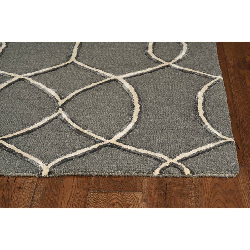 Libby Langdon Upton Groovy Gate Handtufted Wool Rug