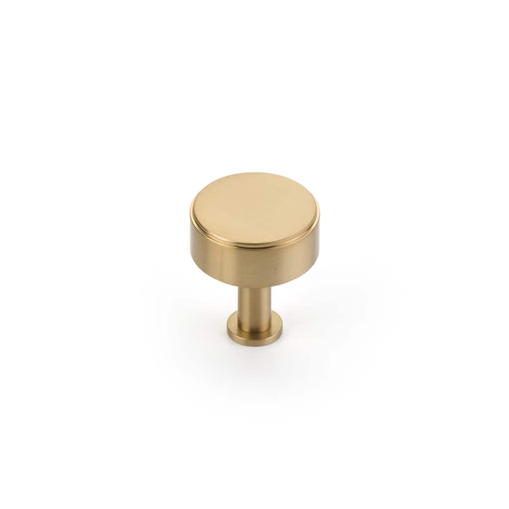 Schaub and Company Pub House 1-1/4" Mushroom Round Flat Smooth Solid
