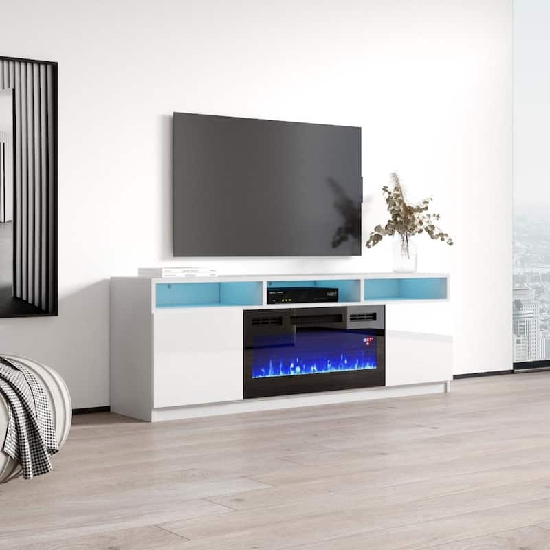 Reno 05 Electric Fireplace Modern 63" TV Stand