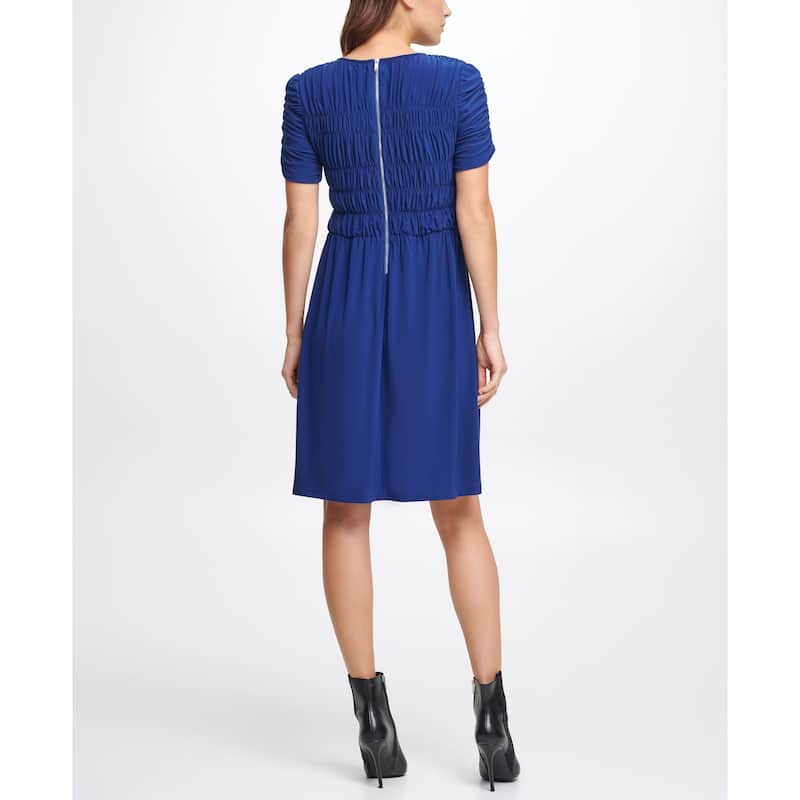 DKNY Ruched Mini Dress