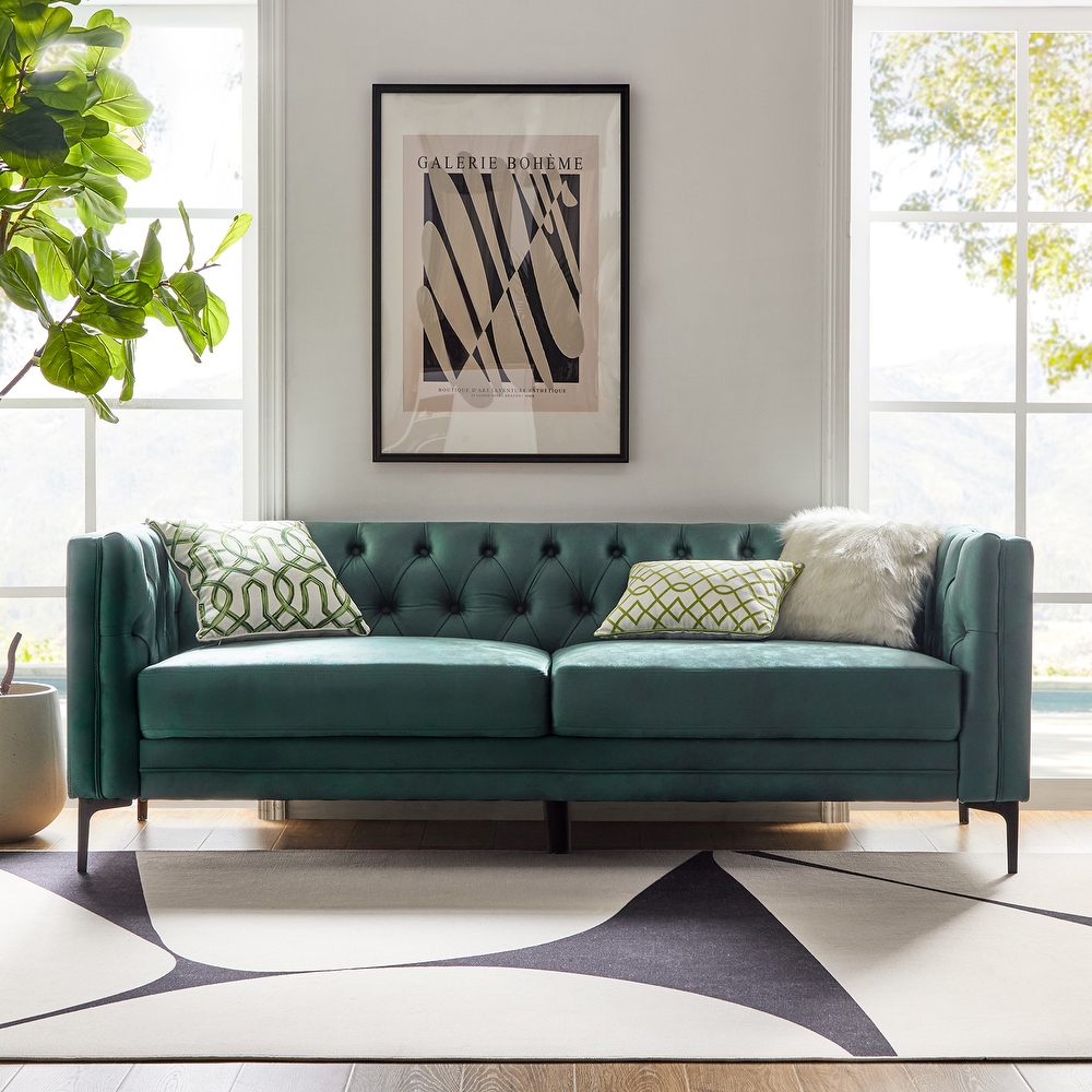 60s Thunderbird green sofa | The NOON