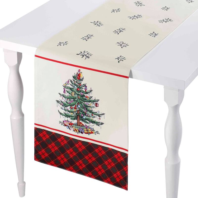 Spode� Christmas Tree Tartan 14" x 72" Runner - RNR 72"
