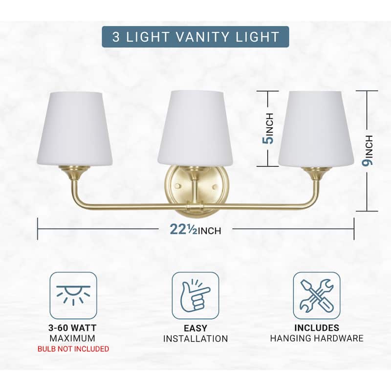 Kenroy Home Roberts 3-Light Vanity Light
