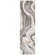 preview thumbnail 78 of 104, SAFAVIEH Craft Clytie Modern Abstract Marble Pattern Rug 2'3" x 10' Runner - Grey/Gold - Runner