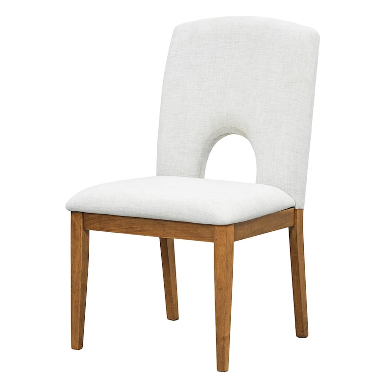 Modern 5-Piece Extendable Round Dining Table Set with Removable table board and Upholstered Backrest Chair for Dining Room