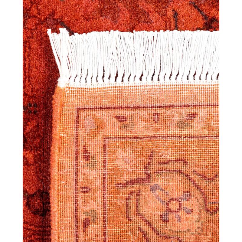 Overdyed One-of-a-Kind Hand-Knotted Area Rug - Pink - 2' 7" x 4' 3"