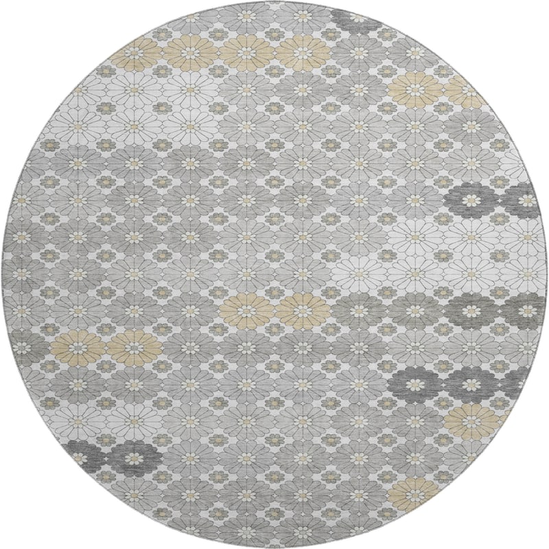 Premium Washable Super Soft Whimsy Mosaic Mayfield Rug