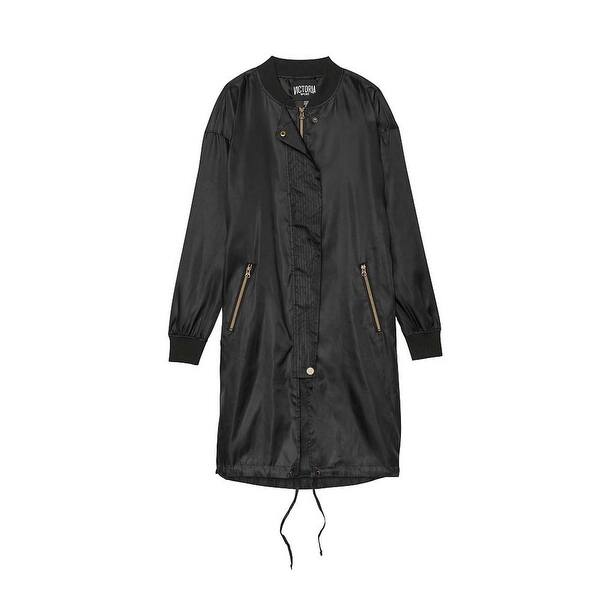 Shop Victoria S Secret Long Jacket Coat Victoria Sport Black