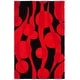 preview thumbnail 4 of 17, SAFAVIEH Handmade Soho Daroslava Floral N.Z. Wool Rug 6' Square - Black/Red - Square