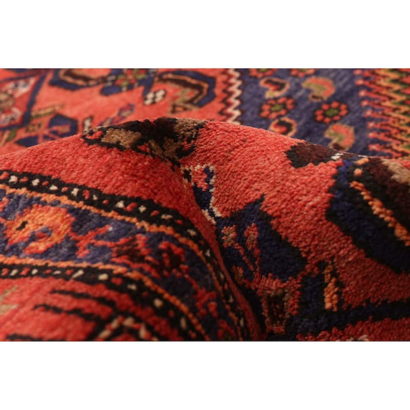 ECARPETGALLERY Hand-knotted Anadol Red Wool Rug - 3'8 x 10'5