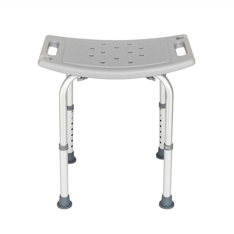 Elderly Bath Chair without Back of a Chair Gray - Grey