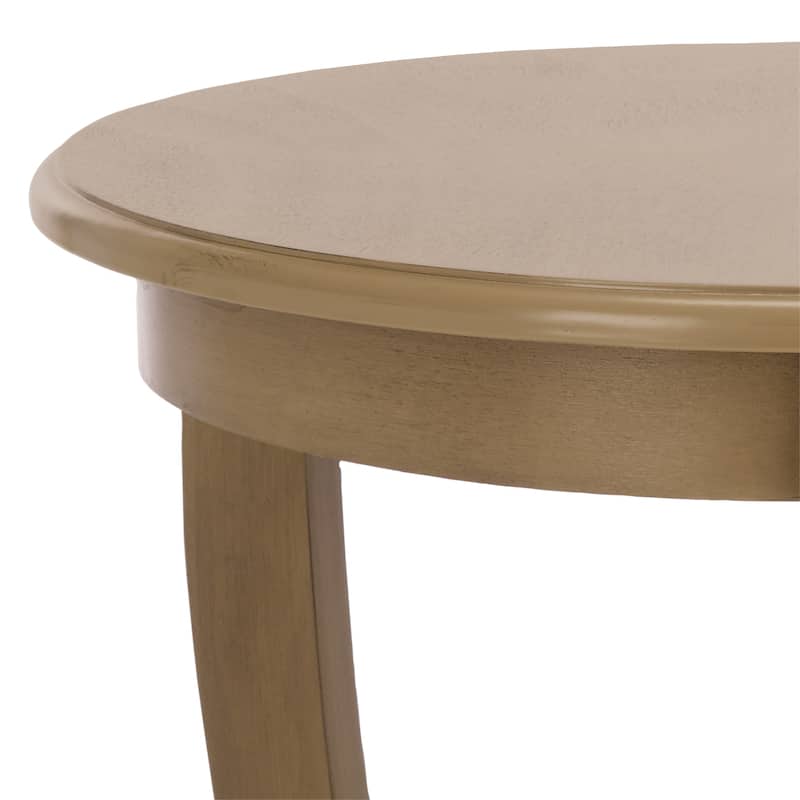 SAFAVIEH Carlotta Grey Pedestal Side Table - 18.1" x 18.1" x 26" - 18"W x 18"D x 26"H
