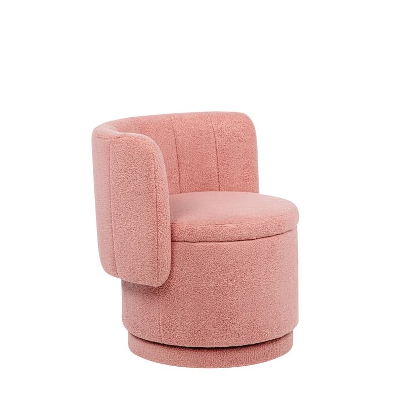 360 Degree Swivel Back Sofa Chair With Storage Space, Suitable For Bedroom and Living Room