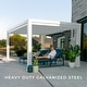 preview thumbnail 4 of 9, Backyard Discovery 12' x 10' Windham Modern Steel Pergola