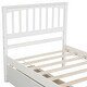 preview thumbnail 8 of 8, Twin Size Platform Bed with Storage Drawers and Sturdy Pine Construction