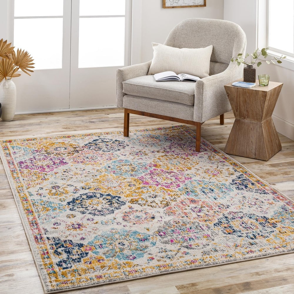 Livabliss Harput Transitional Medallion Area Rug