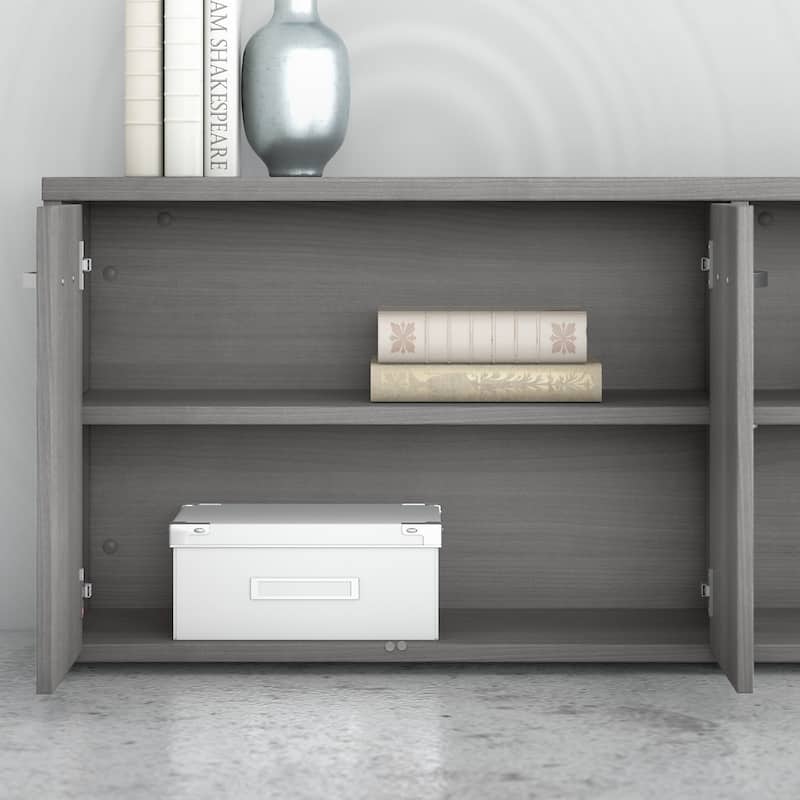 Studio C Low Storage Cabinet with Doors by Bush Business Furniture