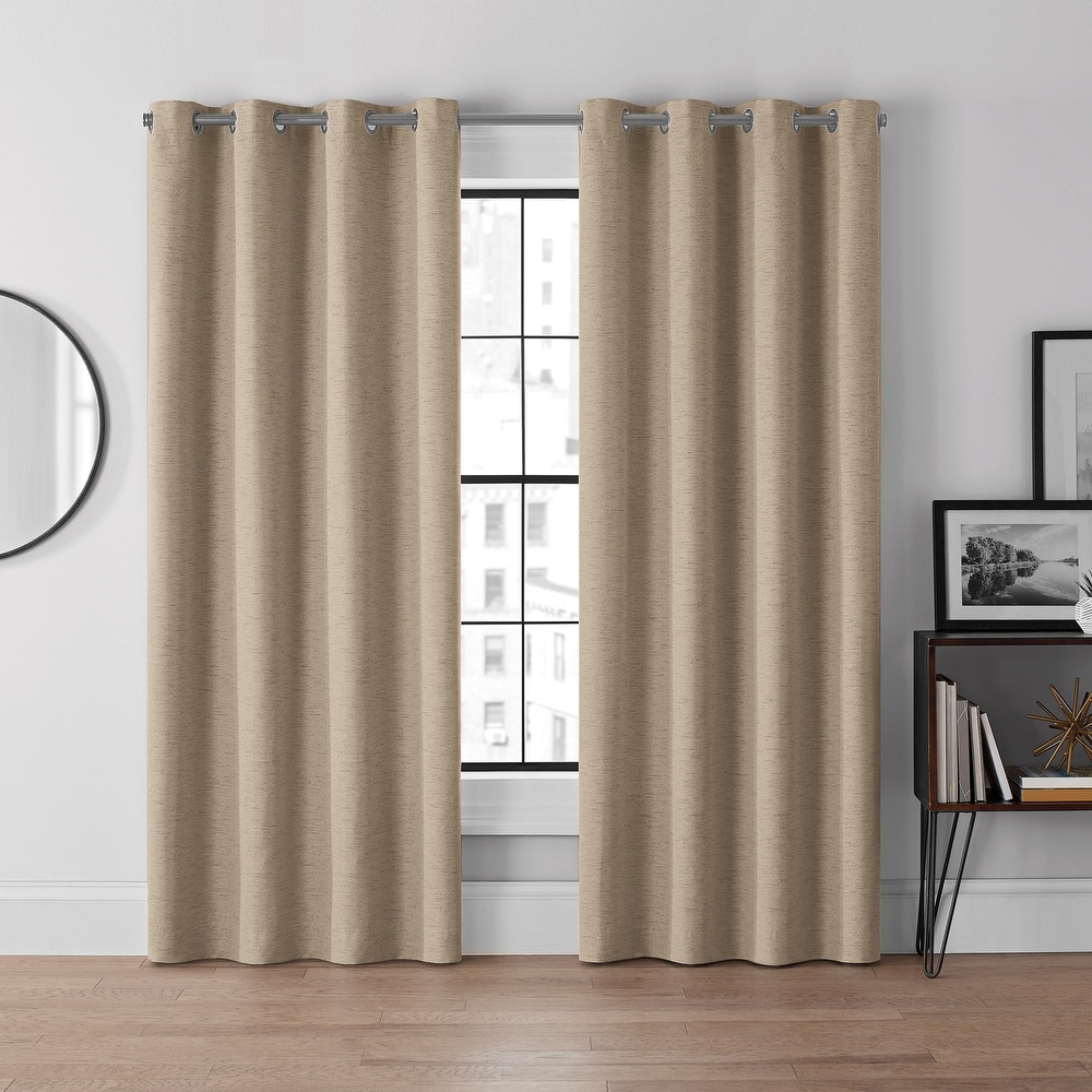 Eclipse Lawson Arm & Hammer Odor Neutralizing Blackout Grommet Curtain Panel