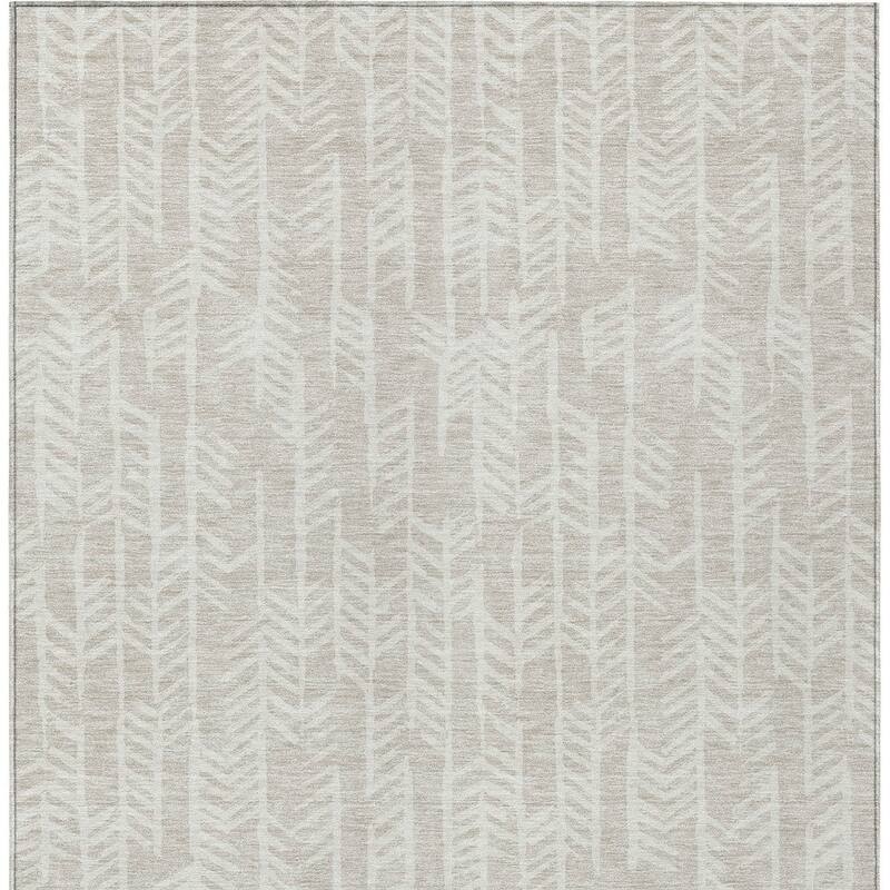 HomeRoots Tribal Transitional Rectangle Outdoor Rug