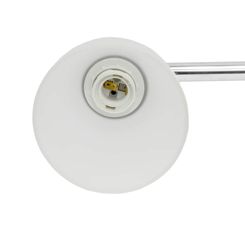 3-Light Vanity Light - Metal & Glass Shade Uplight Downlight - Bathroom, Hallway, Entryway Fixture - 9.5