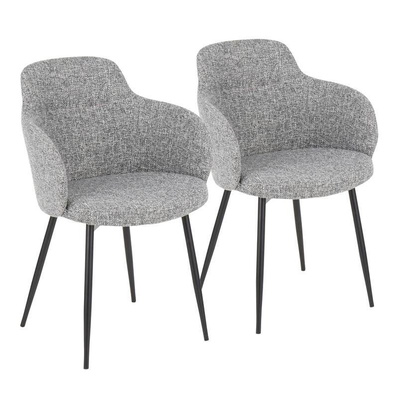 Carson Carrington Iglabo Dining/Accent Chair with Half-Lap Metal Legs (Set of 2)