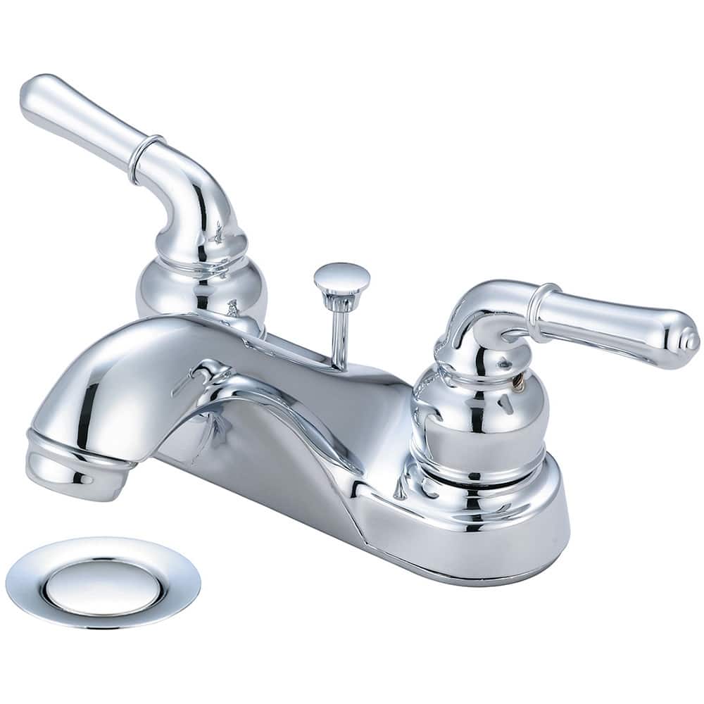 Olympia Faucets Accent 1.2 GPM Centerset Bathroom Faucet with Pop-Up