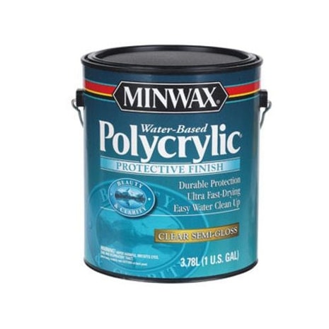 polycrylic finish minwax gallon gloss protective semi
