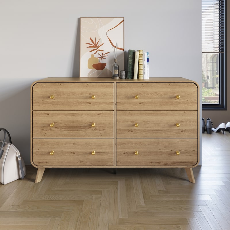 CraftPorch Contemporary 6-Drawers Dresser