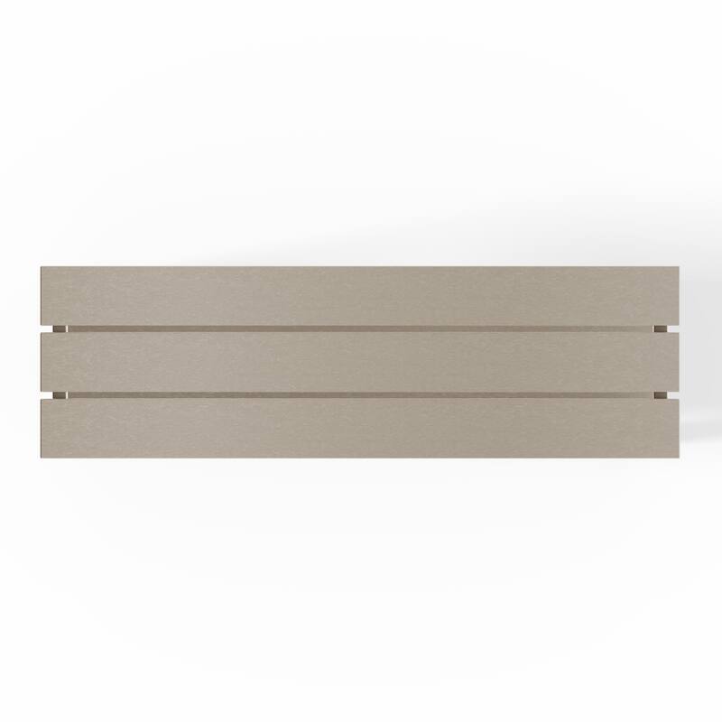 Laguna Hdpe All Weather Outdoor Patio Two Shelf Table