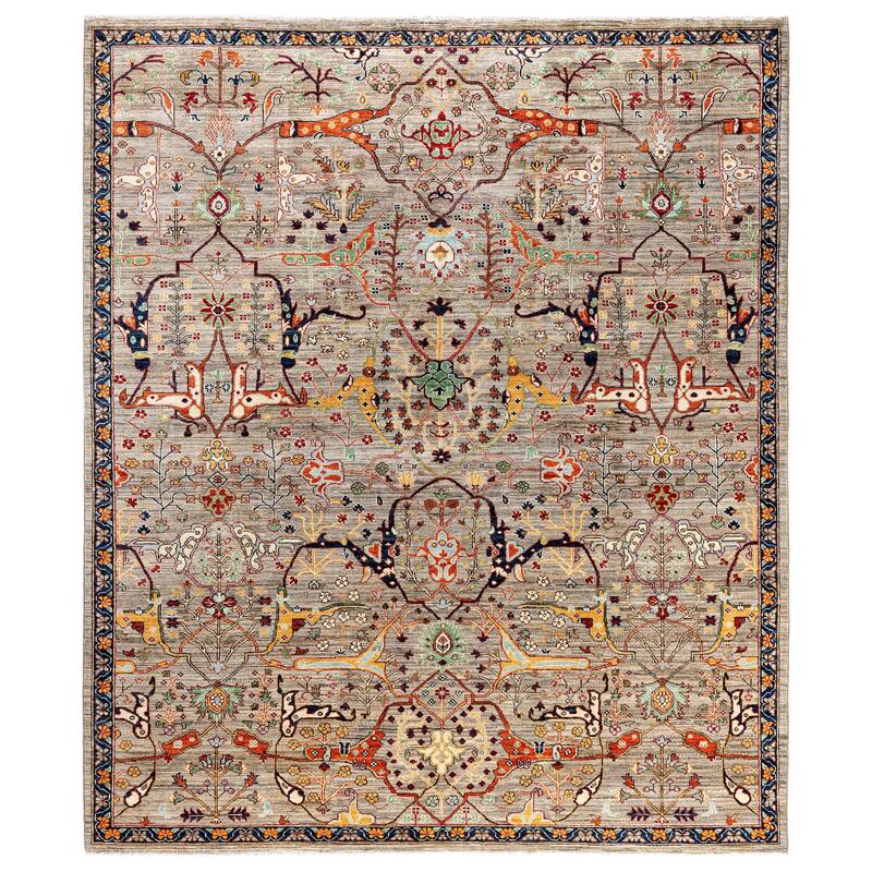 Serapi One-of-a-Kind Hand-Knotted Area Rug - Brown - 8' 3" x 9' 10"
