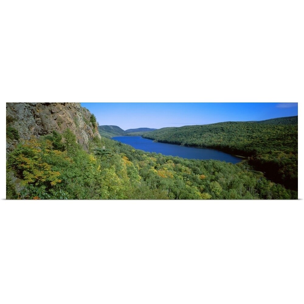 Shop Lake Of The Clouds In Porcupine Mountains Wilderness State Park Michigan Poster Print Overstock 21004631