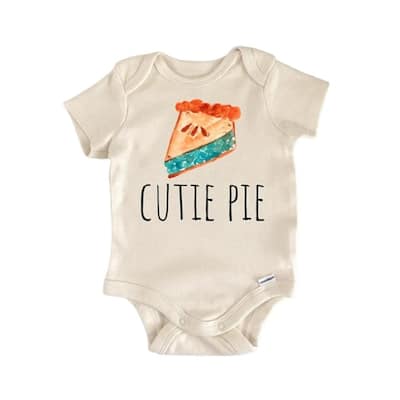 Blueberry Pie Fruit Baking - Baby Boy Girl Clothes Infant Bodysuit Funny Cute Newborn