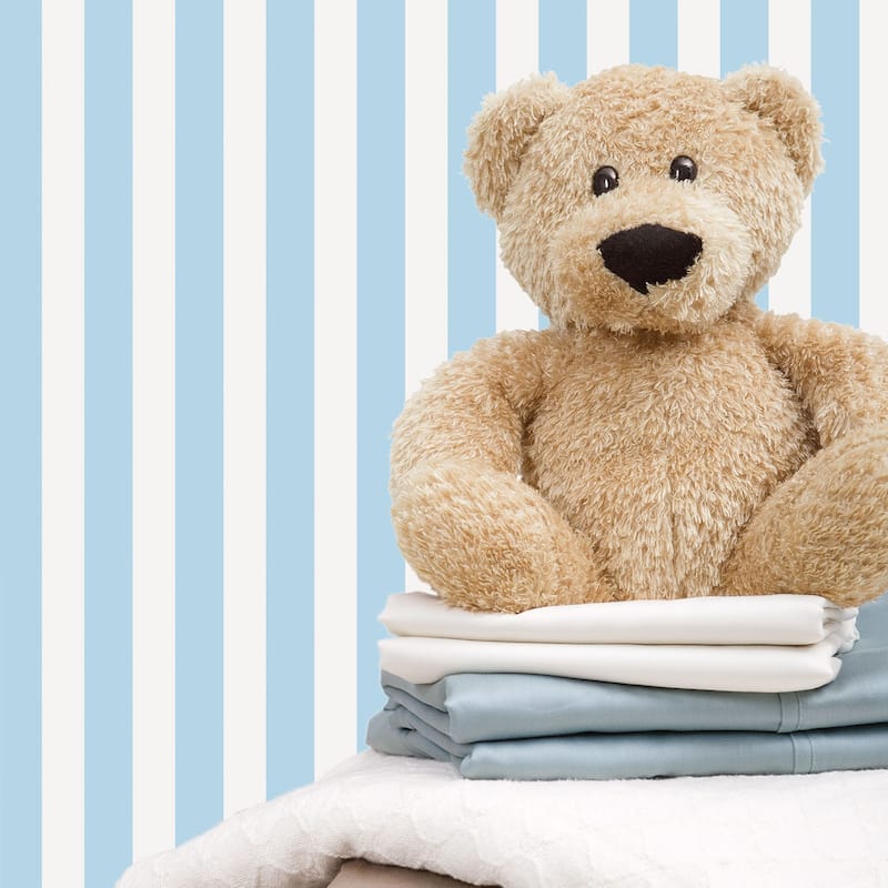 Galerie Wallcoverings Just 4 Kids 2 Medium Stripe Non-woven Matte Wallpaper Roll