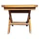 preview thumbnail 4 of 6, Marina Del Rey Recycled Teak Wood Boat Folding Side Table