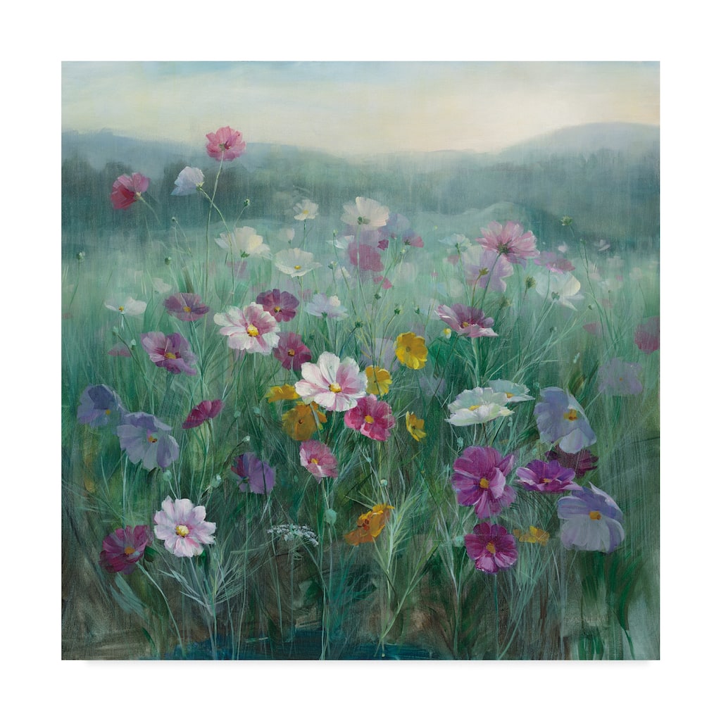 Danhui Nai 'Cosmos at Dawn' Canvas Art