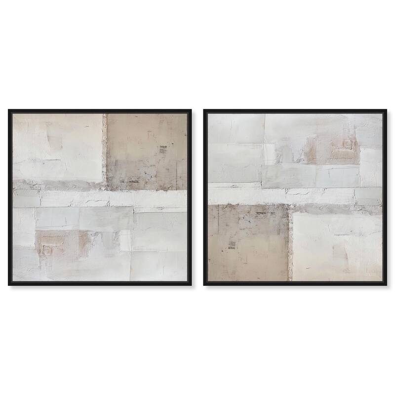 Floral Tin Canvas by Art Remedy - 16" x 16" - White