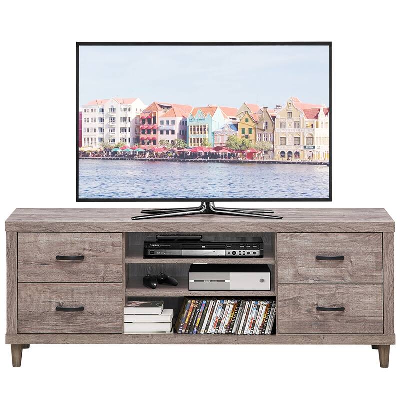 Costway TV Stand Entertainment Center Hold up to 65'' TV with Storage - See Details