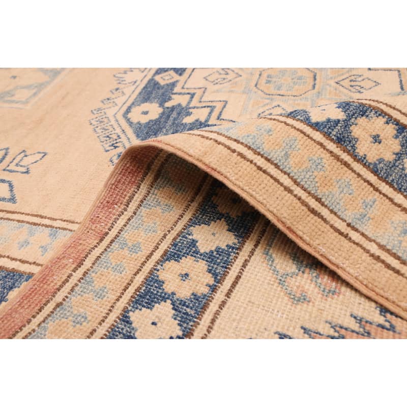 ECARPETGALLERY Hand-knotted Finest Ghazni Tan Wool Rug - 9'9 x 13'1