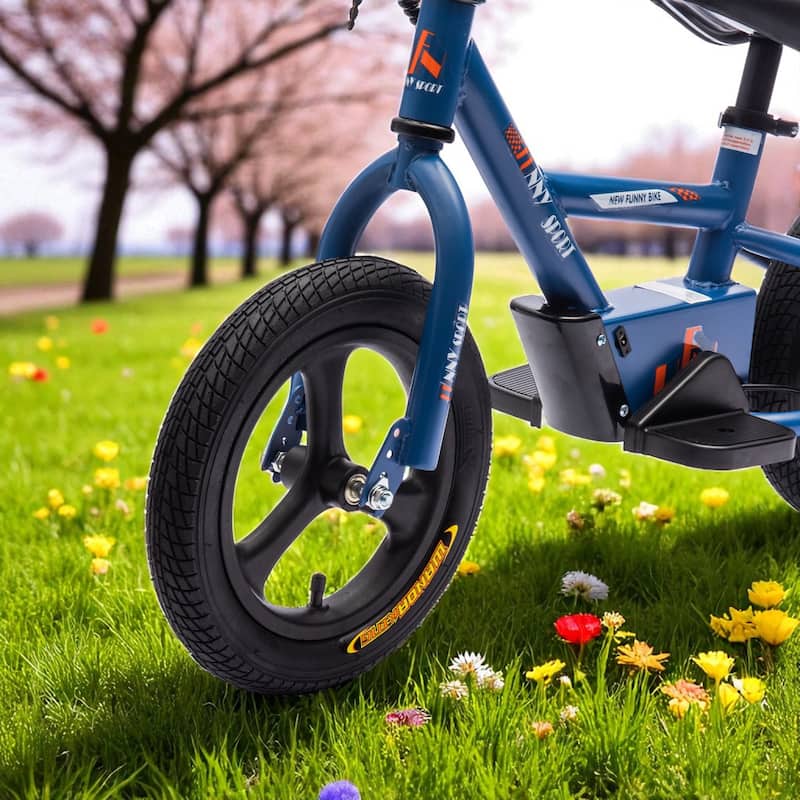 24V Kids Electric Dirt Bike with 150W Motor, 9.32MPH Speed, Adjustable Seat, Hand Brakes, Inflatable Tires & Power Display