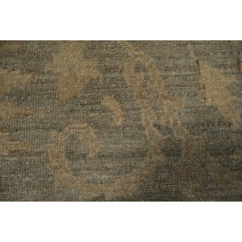 Hand Knotted Oriental 100% Wool Carpet Traditional Floral Brown Ziegler Area Rug - 11' 8'' X 9' 0''
