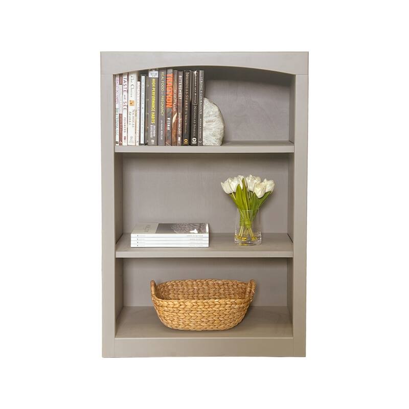 Arch+Haven Unfinished Solid Pine Bookcase