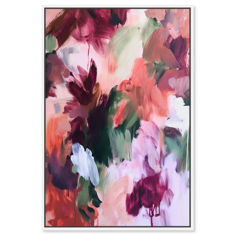 Adelas Garden II Canvas by Art Remedy - White - 20" x 30"