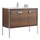 Option Walnut Ebony - Chrome Hardware